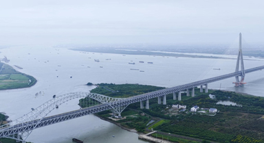 世界最大跨度斜拉桥正式通车运营
